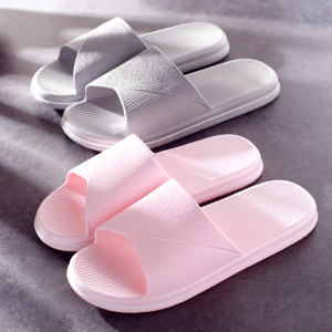 居家室内防滑情侣厚底塑料拖鞋