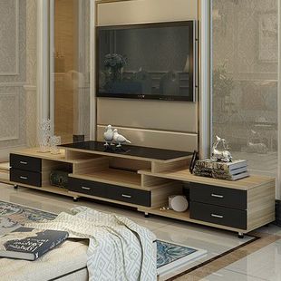 简约现代电视柜茶几组合地柜客厅家具小户型创意多功能电视机柜