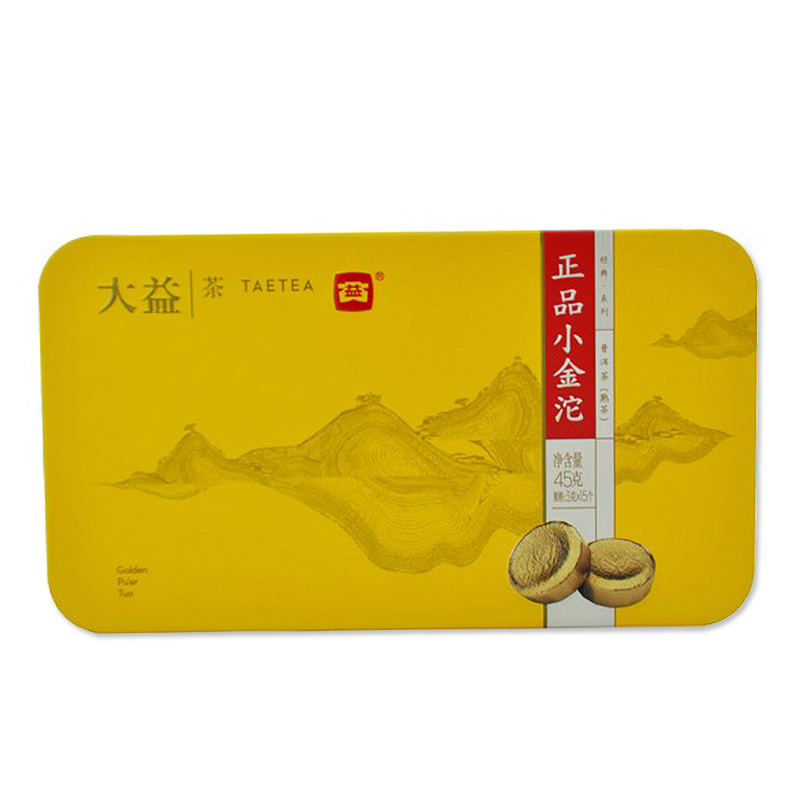 【天猫超市】大益普洱茶正品小金沱迷你沱茶熟 45g/盒办公室之选