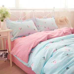 简约清新纯棉四件套