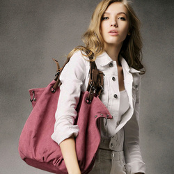 dhh潮流女包2015新款帆布包韩版单肩包女斜挎