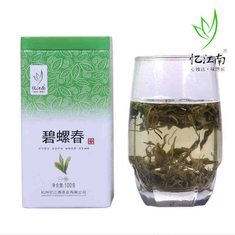 忆江南茶叶 碧螺春茶 2016新绿茶 洞庭碧螺春 雨前碧螺春 100g/6