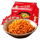 5袋 正宗中国福家欢超辣火鸡面干拌面 国产老坛酸菜火鸡面155g