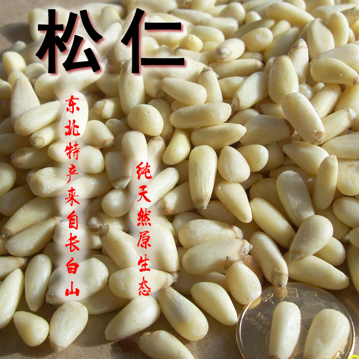 松子仁特价东北长白山特产野生大颗粒红松年新货真空包装一斤包邮