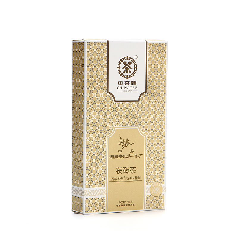 中茶 百年木仓 湖南安化黑茶 K2-6 茯砖茶 标制 800g 中粮出品