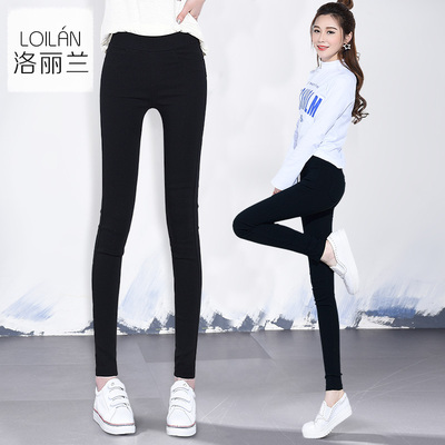 韩国魔术裤打底裤女外穿不加绒九分裤小脚裤春