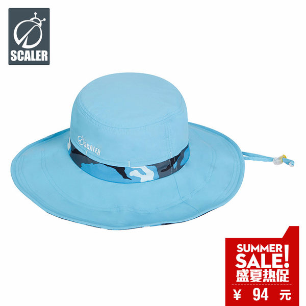 SCALER思凯乐速干帽子女士夏季运动防晒户外遮阳帽透气折叠太阳帽