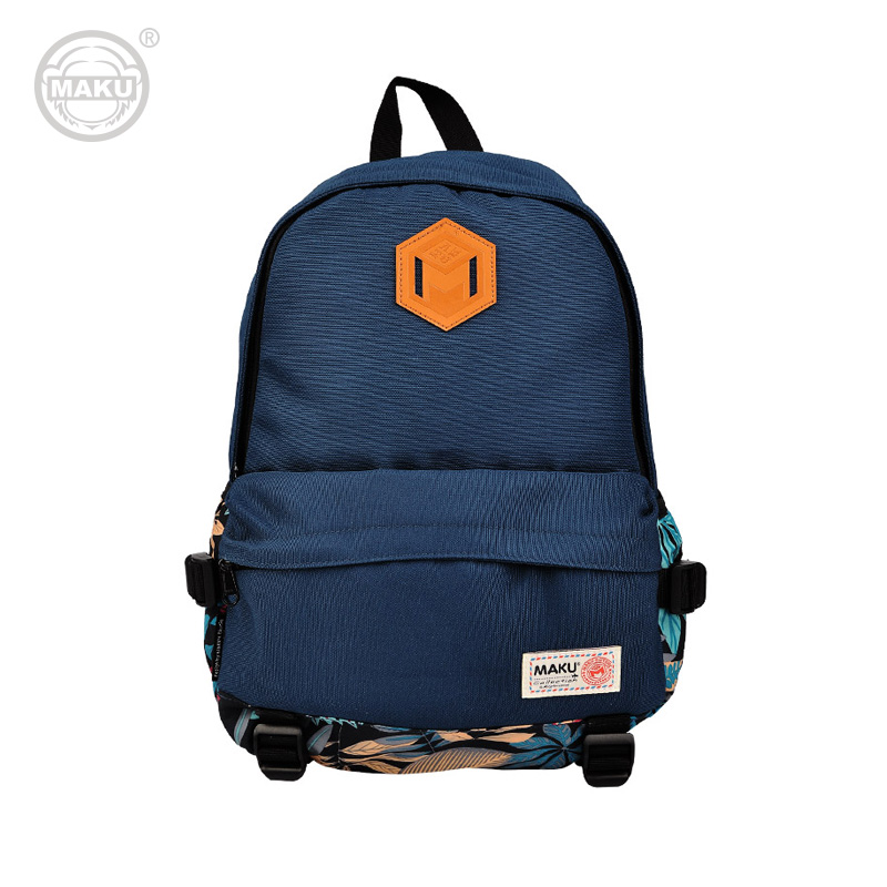 2016新款春季双肩包包男双肩包 maku中学生韩