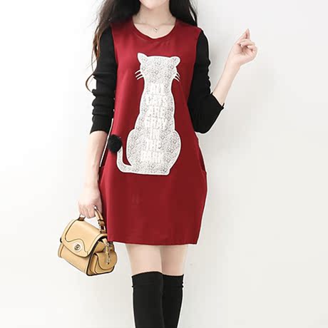 淘宝网-【团促折扣】秋冬韩版女加厚加绒长袖