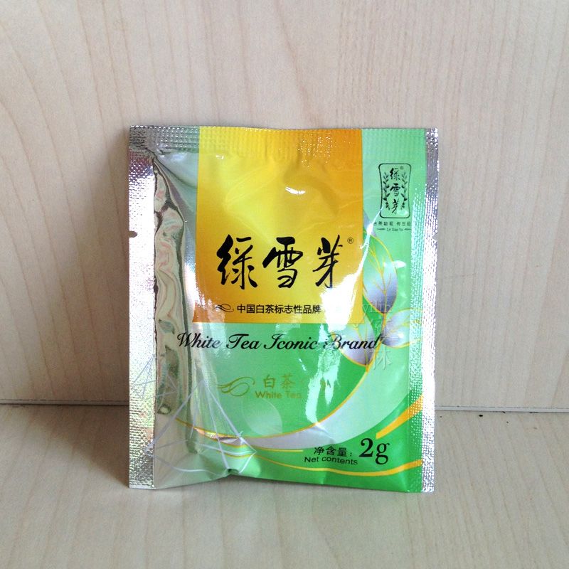 瑞士IMO认证 福鼎老白茶 天湖绿雪芽白茶 时尚三角包包装 买9送1