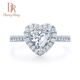 DarryRing戴瑞DR女戒群镶求婚钻石戒指克拉钻戒正品珠宝定制