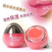 包邮 滋润淡化唇纹 聪明一猫水润光漾唇冻可爱唇蜜唇彩裸色透明保湿
