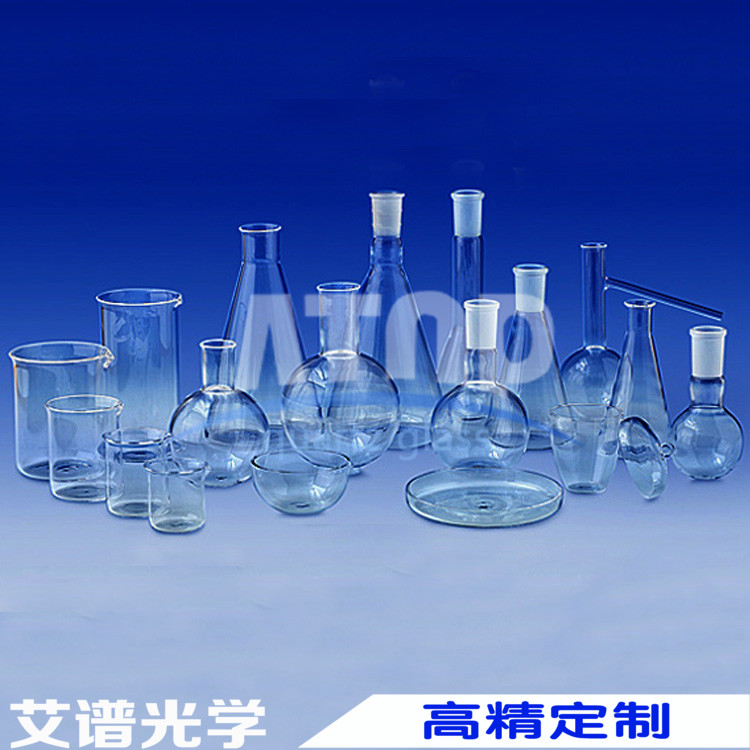 石英玻璃仪器定制 耐高温烧杯/烧瓶/蒸馏瓶/试管/实验用器皿定做 $10.