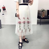 网纱长裙夏季半身裙 超仙 美出新高度 拿到手就知道