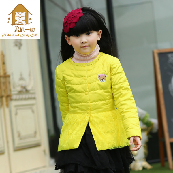 销灵机一动 女童羽绒内胆_易购客 儿童轻薄羽
