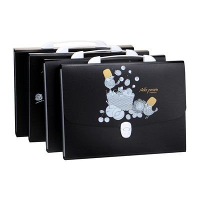 KOBEST学生A4风琴包手提试卷夹多层文件夹