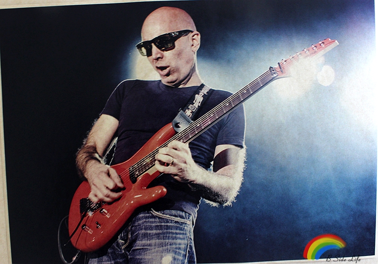 joe satriani 吉他大师海报 摇滚海报 排练室琴行复古