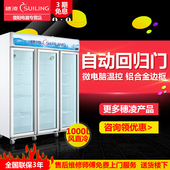 穗凌 LG4-1000M3F冷柜立式风冷单温冷藏展示柜商用饮料柜冰柜雪柜