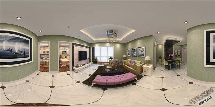 720度360度全景装修效果图3d家装图片素材室内设计房屋全方位软件