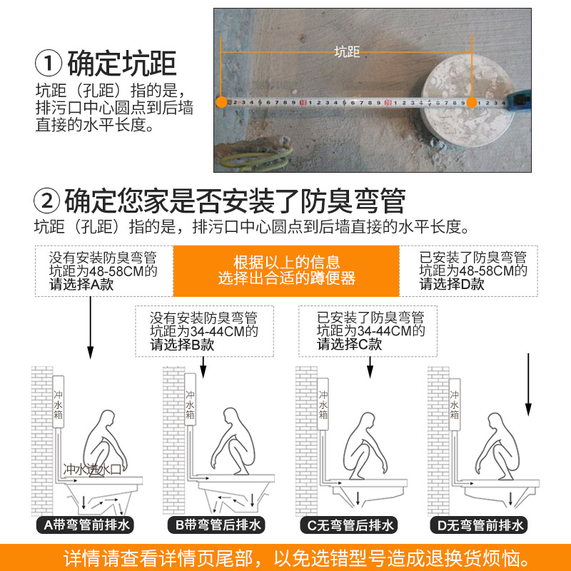 莎琳达 新款节能蹲便器冲水箱整套套装 卫生间厕所蹲厕蹲坑大便池