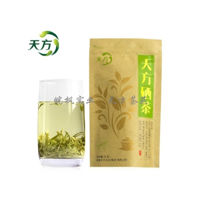 【买五送一】天方富硒绿茶50g一级ii富硒茶黄山毛峰绿茶公司直销