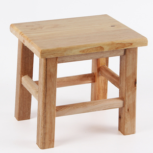 经典手工小板凳 实木一字方凳儿童板凳 小木凳