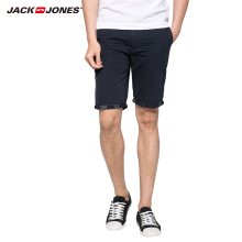 216215502 纯棉可挽边休闲短裤 JackJones杰克琼斯男装