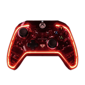 PDP 透明RGB 霓虹炫光手柄 可自定义 xbox xboxone one手柄 微软