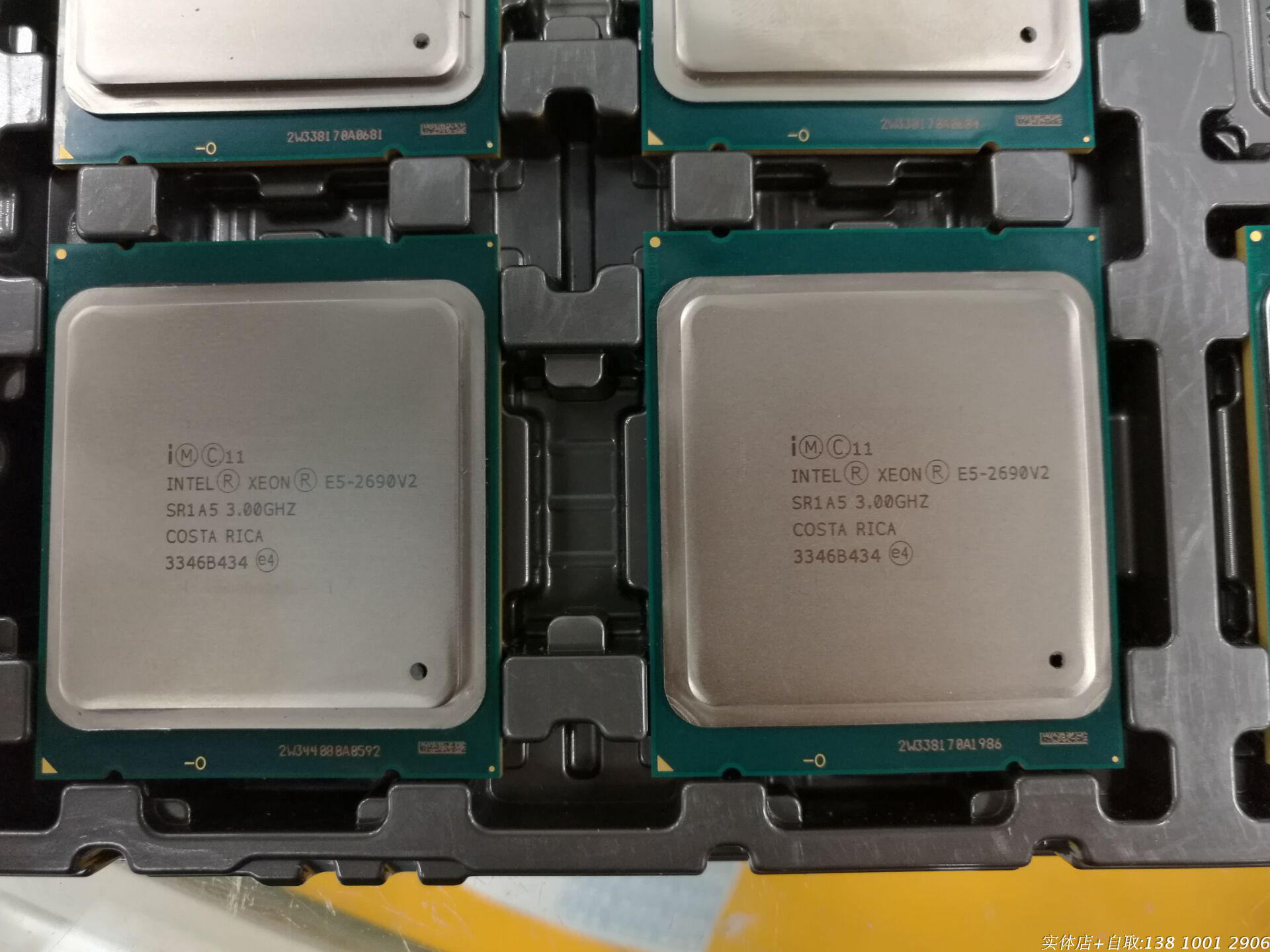 intel e5 2690 v2 正式版 支持s2600co4 z9pa-d8/d8c 服务器主板