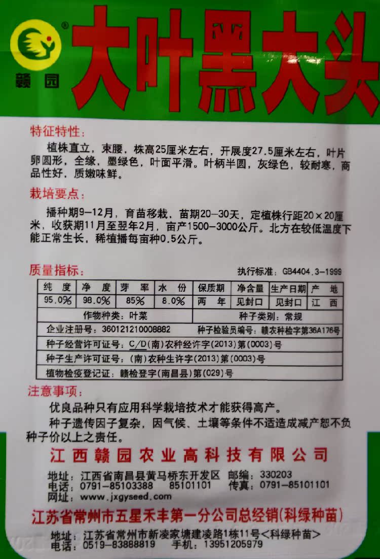 大叶黑大头 油菜种子图片