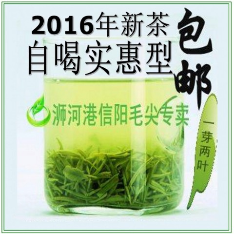 【天天特价】信阳毛尖2016新茶绿茶250g包邮雨前二级春茶自产自销