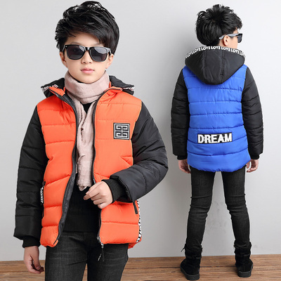 4男童棉衣外套5中大童加厚冬装6男孩棉服7童