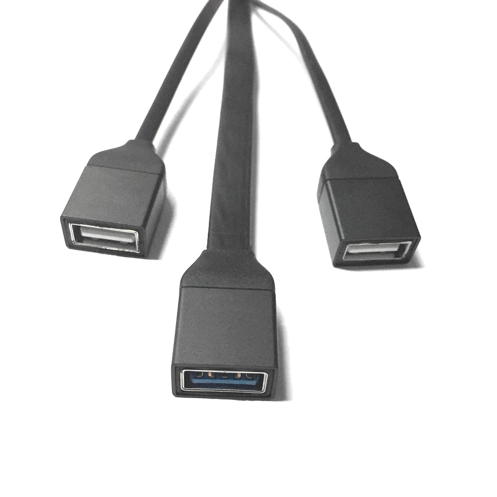 type-c接口usb3.0集线器分支一拖三hub同时接鼠标键盘