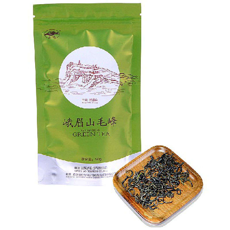 5袋包邮峨眉雪芽毛峰50g 2016年新茶峨眉毛峰特级绿茶 峨眉山特产