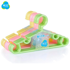 茶花儿童卡通衣架5个