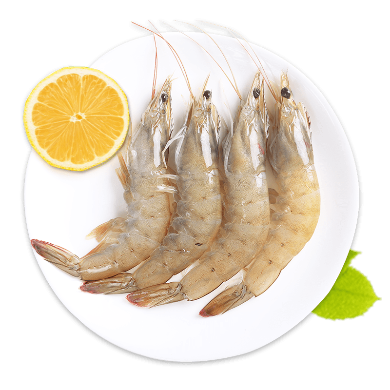 【海大厨】厄瓜多尔白虾40/50 进口虾南美白对虾鲜活海鲜大虾冰虾