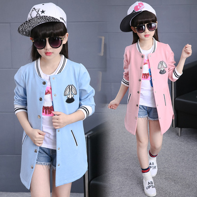 7女童装秋季外套8岁女大童秋装2016新款潮儿