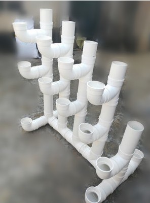 新品促销幼儿园造型pvc管花架阳台花架小树林花架造型可以订做