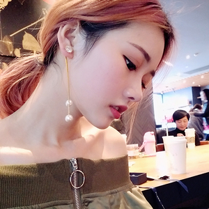 气质耳钉女长款耳坠