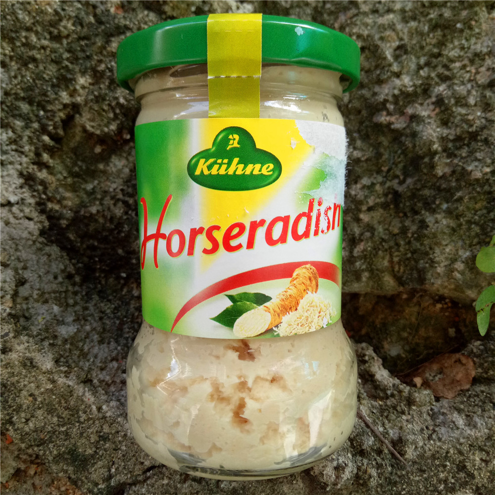 德国原装进口冠利 烤肉辣根酱 山葵酱kuhne horseradish 140g