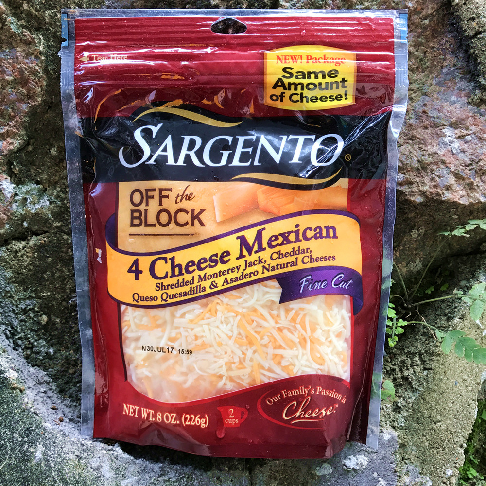 美国进口墨西哥风味芝士碎sargento 4 cheese mexican shredded