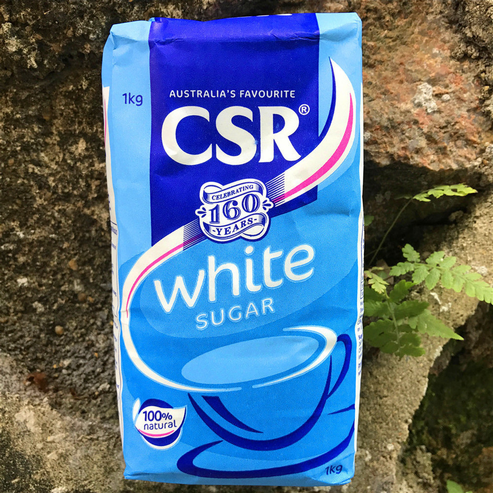 csr white sugar澳洲原装进口csr白糖白砂糖蔗糖1kg