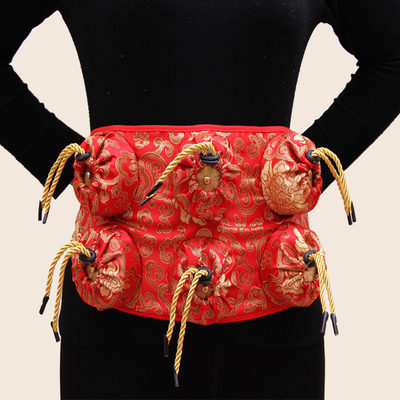 全铜宫寒痛经妇科腰腹部艾灸盒随身灸纯铜温灸