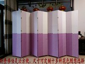 折叠屏风隔断玄关折屏办公桌主播背景茶楼酒店餐厅客厅卧室试衣间
