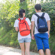 户外双肩背包男女运动休闲书包轻便防水情侣大容量旅行牛津帆布包