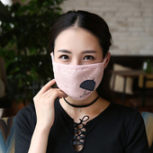 包邮 棉布可爱女士秋冬季纯棉全棉防尘雾霾口罩透气保暖防寒韩版