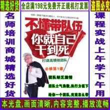 团队管理团队建设培训视频讲座DVD培训光盘光碟 企业管理培训课程