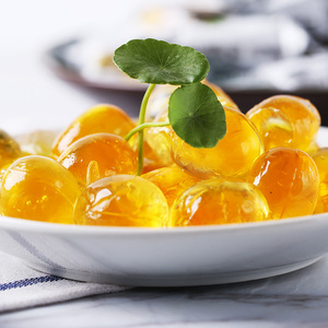 海南特产 品香园菠萝夹心软糖500克 礼品糖果