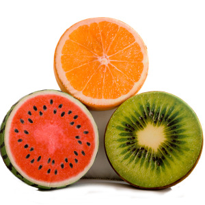 仿真毛绒玩具水果坐垫