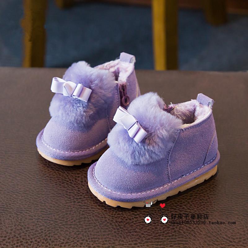 正品[婴儿棉鞋加厚]婴儿棉鞋冬加厚评测 手工婴